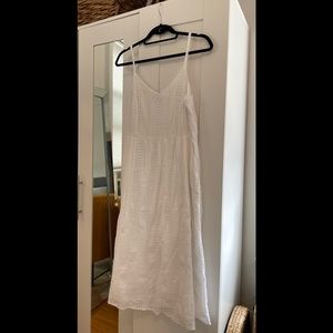 White Eyelet Sundress - Size L, NWT